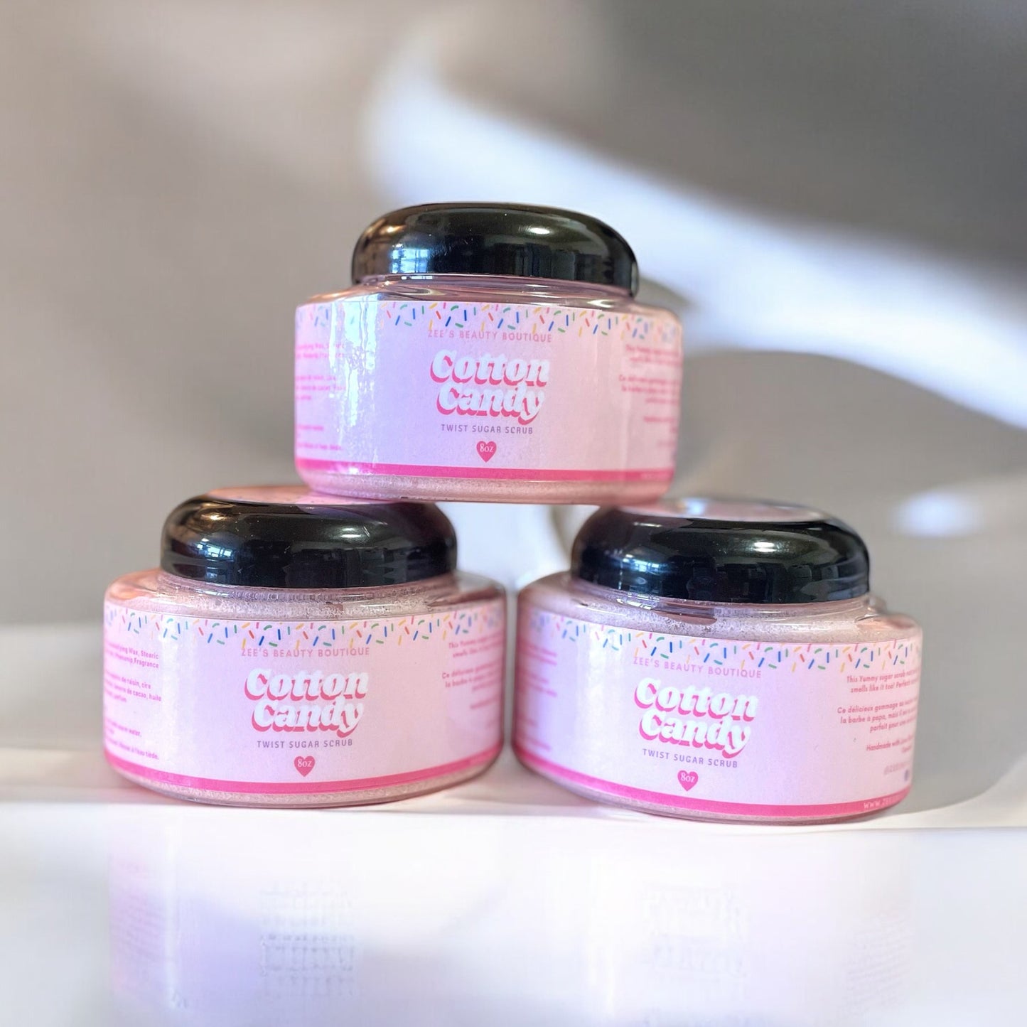 Cotton Candy Twist Sugar Scrub 8oz